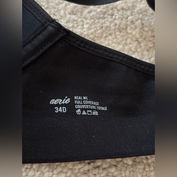 Aerie Black Real Me Full Coverage Bra - Picture 5 of 8